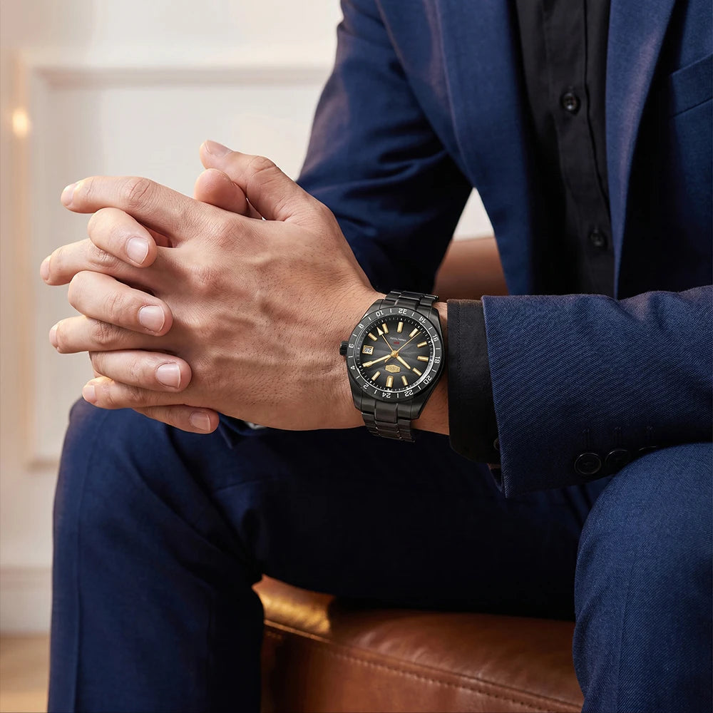 HEROFORCE GMT Men's Quartz Watch | Sapphire Crystal