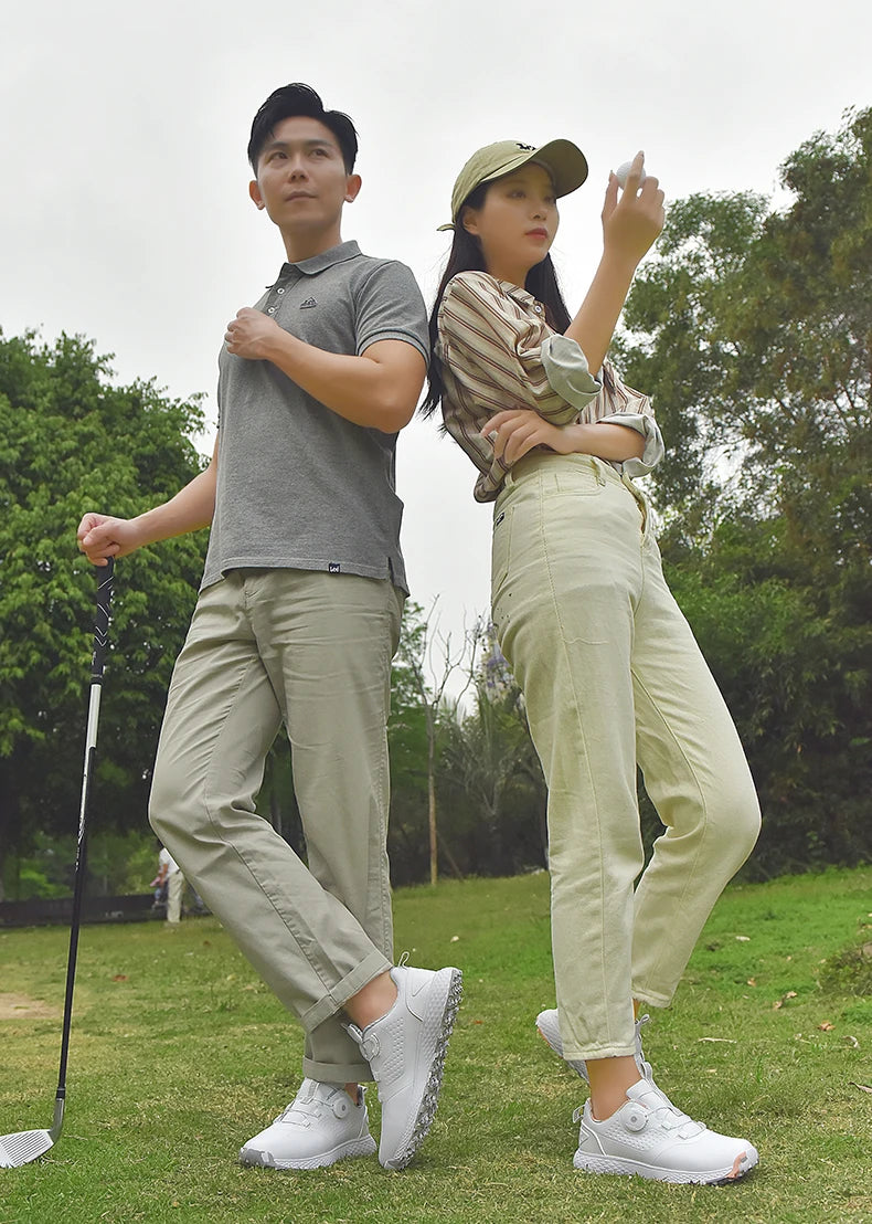 Men's Waterproof Golf Sneakers – Quick-Lacing Professional Golf Shoes