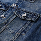 Washed Heavyweight Denim Jacket – Vintage Workwear