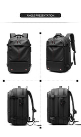 Vacuum Compression Travel Backpack – 17" Laptop & Adventure Ready