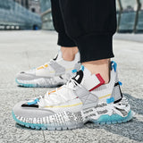 Men’s Lightweight Thick-Sole Mesh Sneakers