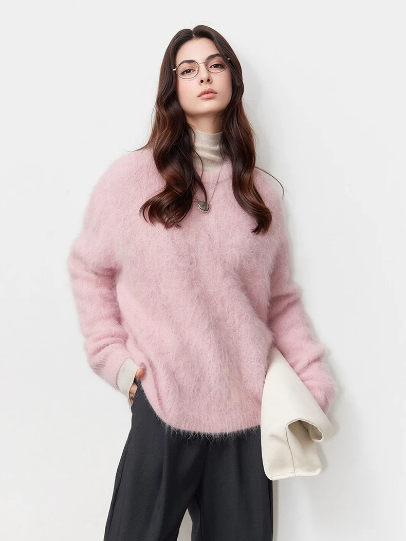 Women's Relaxed Knit Sweater | Long Sleeve Pullover