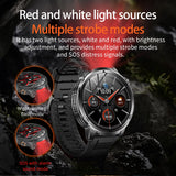 GUHUAVMI AK95 Pro Smartwatch – AMOLED, GPS & Flashlight