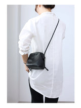 Women's Real Leather Crossbody Bags Luxury Designer Soft Black Shoulder Bag Cowhide Small Size Versatile Fashion Purses