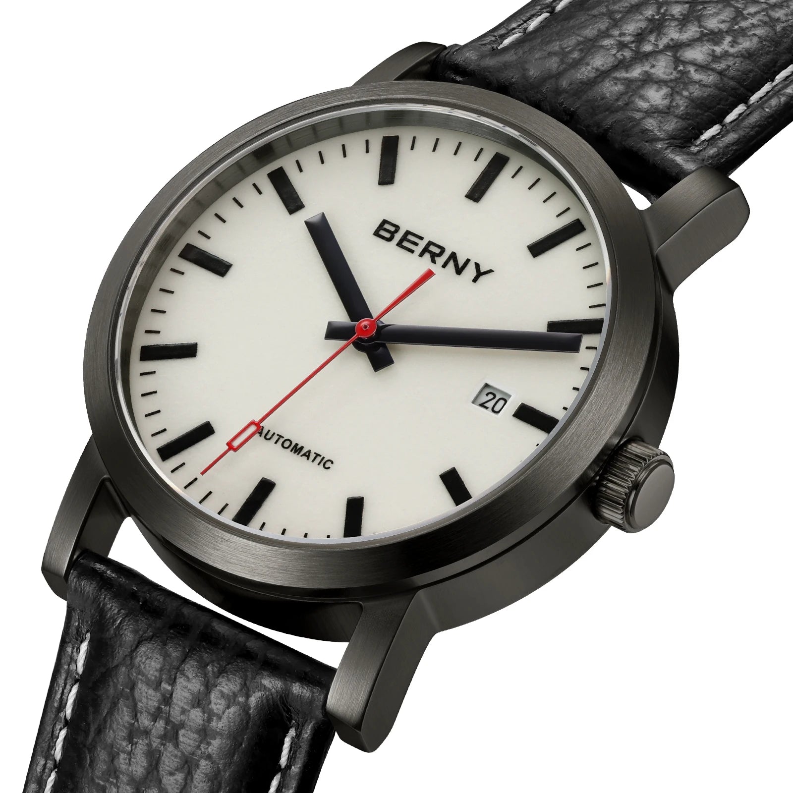 BERNY Watch for Men Automatic Self-Wind Luxury Watch Sappire MIYOTA 8215 Top Luminous 5ATM Mechanical Wristwatch