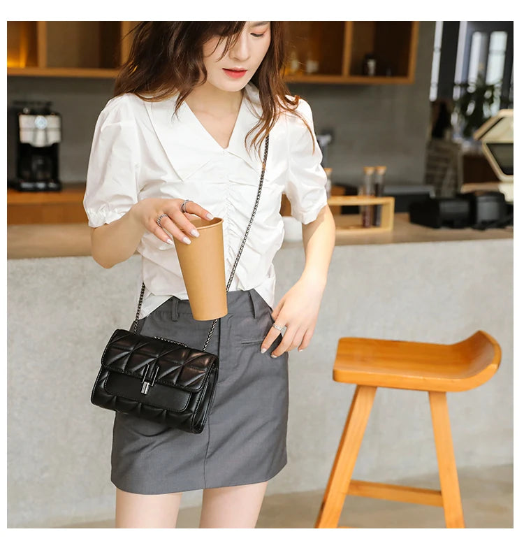 Women's PU Leather Crossbody Shoulder Bag