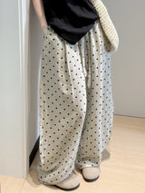 Women's Linen Blend Wide-Leg Pants