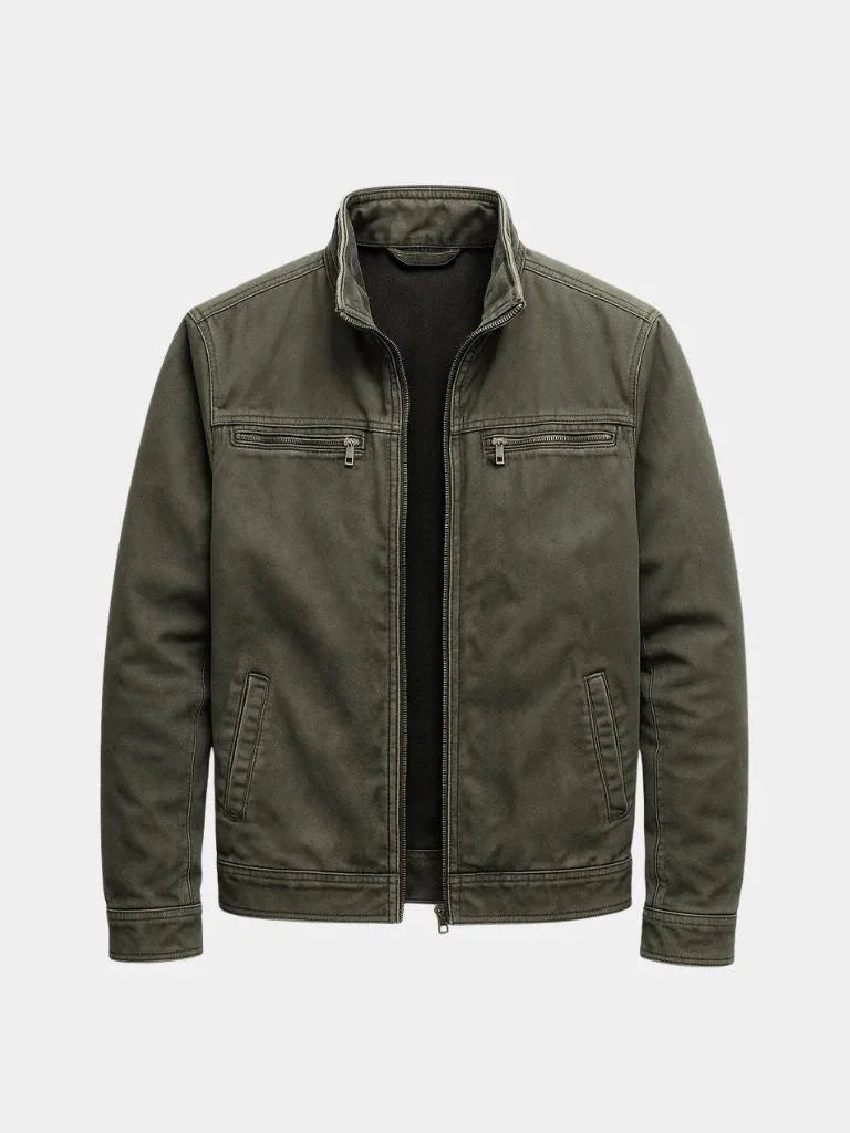 Men's Casual Tooling Jacket — Loose Fit Cardigan Sports Outerwear
