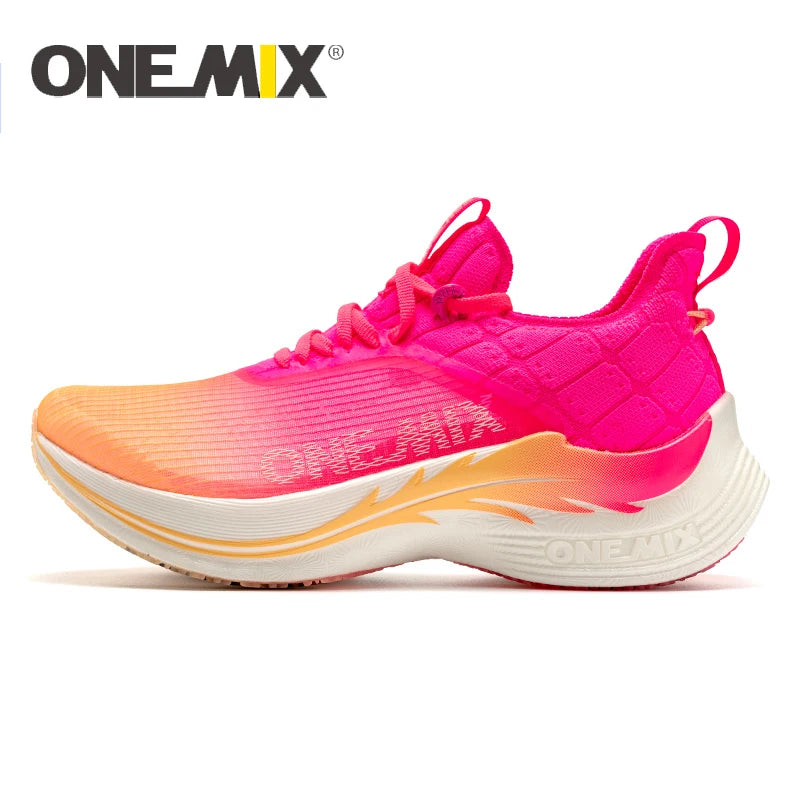 ONEMIX Carbon Plate Marathon Running Racing Shoes Professional Stable Support Shock-relief Ultra-light Rebound Sport Sneakers