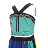 Girl's 4-Piece Pop Star Devil Hunter Costume Set