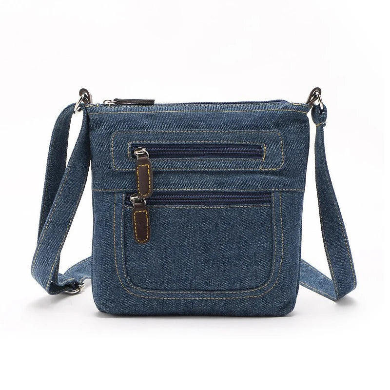 Fashion Shoulder Bags For Women Vintage Denim Crossbody Bag Female Small Messenger Bags Casual Handbags Purse