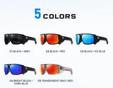 KDEAM Muscle Car Styling And Serious Performance Polarized Men's Sunglasses Sport Cycling Glasses Features Sturdy 5-Barrel Hinge