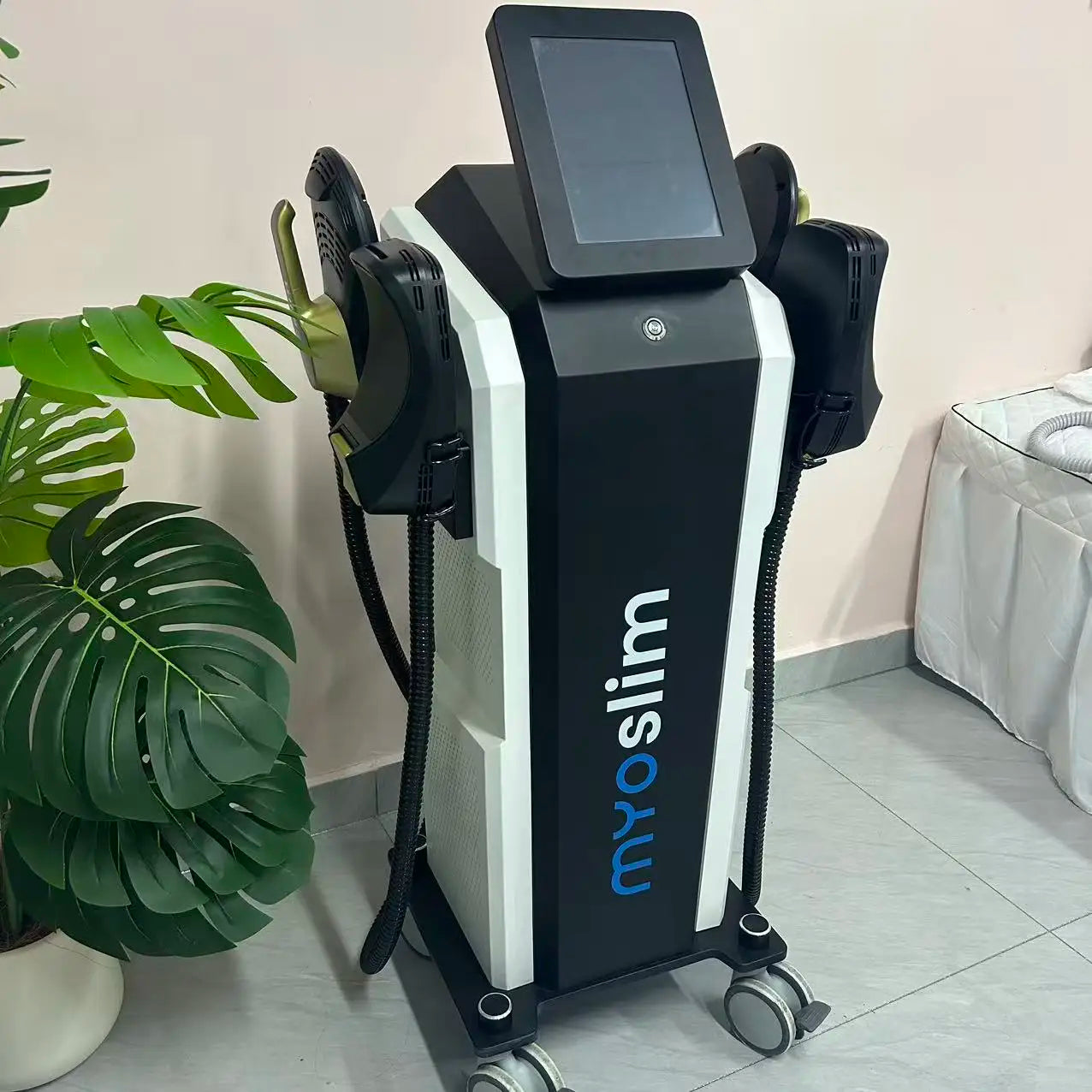 Myoslim Slimming Machine EMS Body Sculpt Machine Electromagnetic Stimulate Sculpting Muscle Fat Burning Weight Lose Equipmen