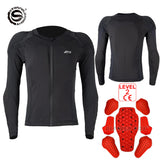 Summer Men Motorcycle Soft Armor Jacket CE Level 2 Moto Body Armor Clothing Male Motocross Protection Riding Protective Gear