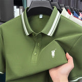 Men's Premium Cotton Polo Shirt | Embroidered Classic Fit