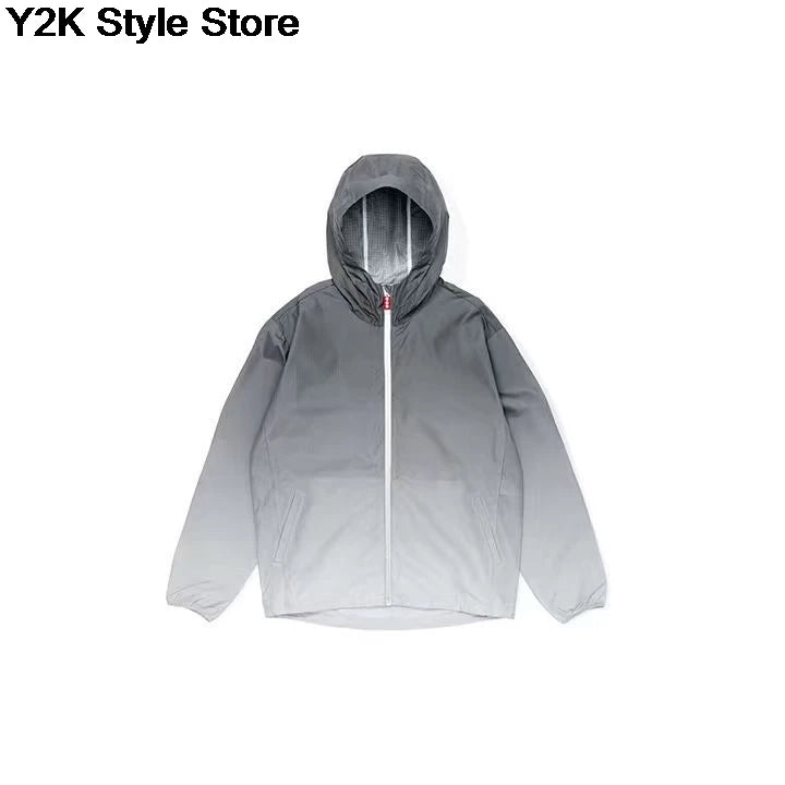 Men’s Lightweight Printed Zip-Up Hoodie