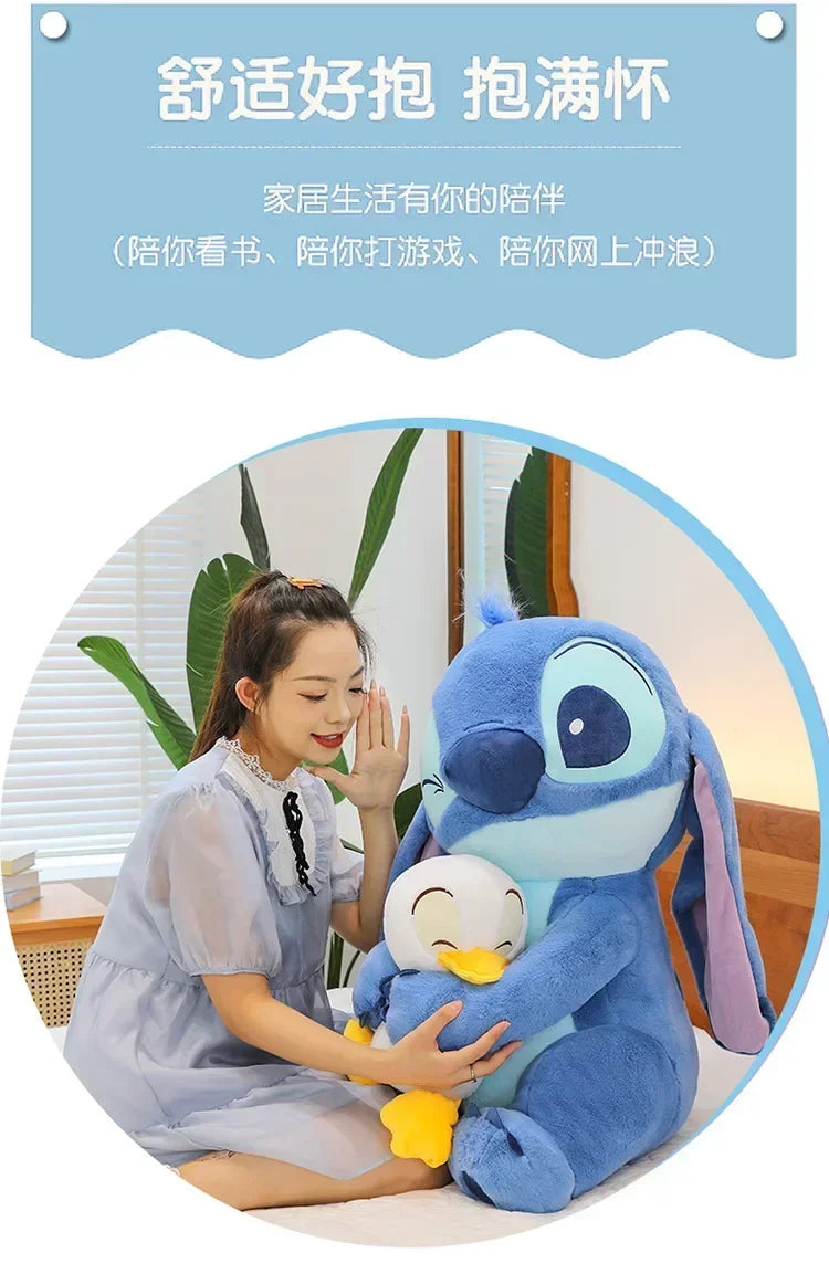 Disney Stitch & Duck Plush Doll