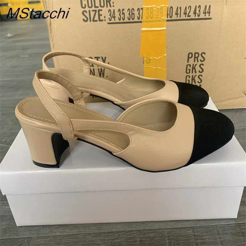 Women's Elegant Flat Sandals | Mixed Color Comfort Shoes