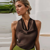 Women's Halter Backless Vest Top