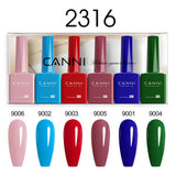 CANNI HEMA-Free Gel Polish Kit | Jelly, Nude & Rubber Base