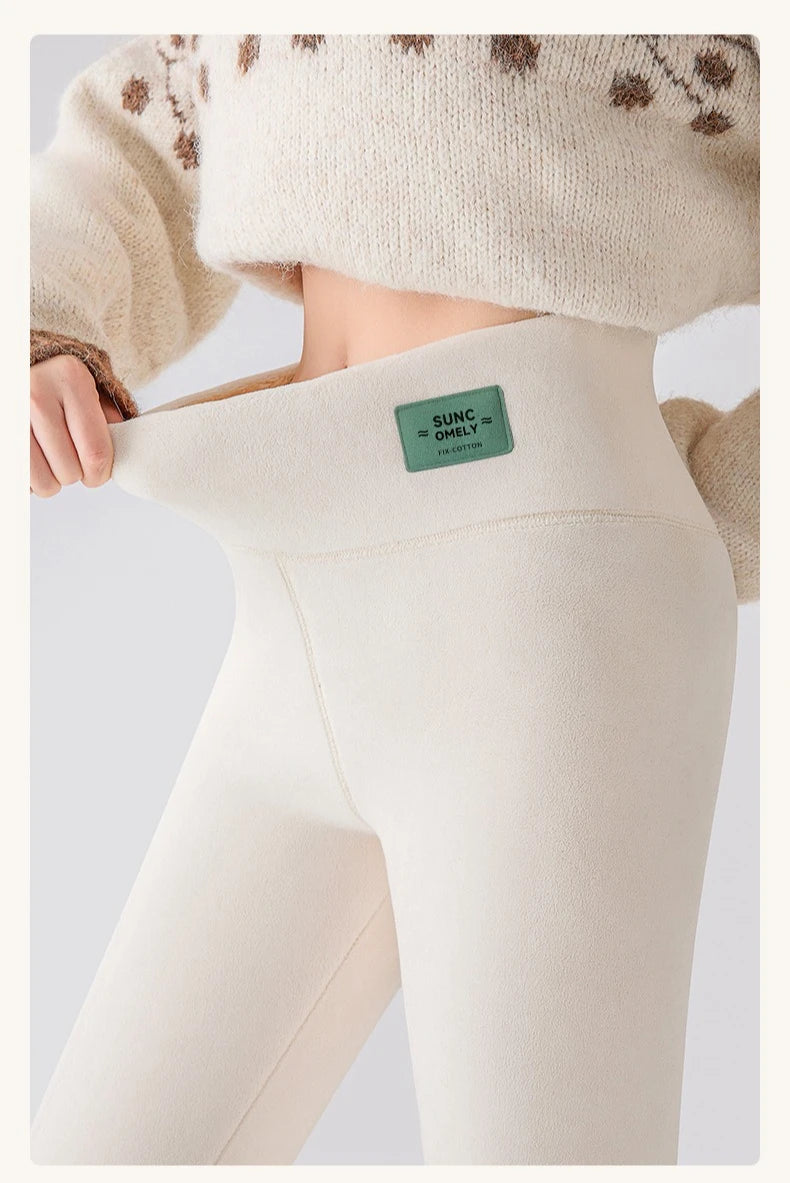 High-Waisted Thermal Fleece Leggings