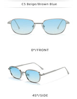 DDDLONG Fashion Small Square Retro Sunglasses Women Classical Vintage Punk Sun Glasses For Men Eyewear Outdoor Shades D626