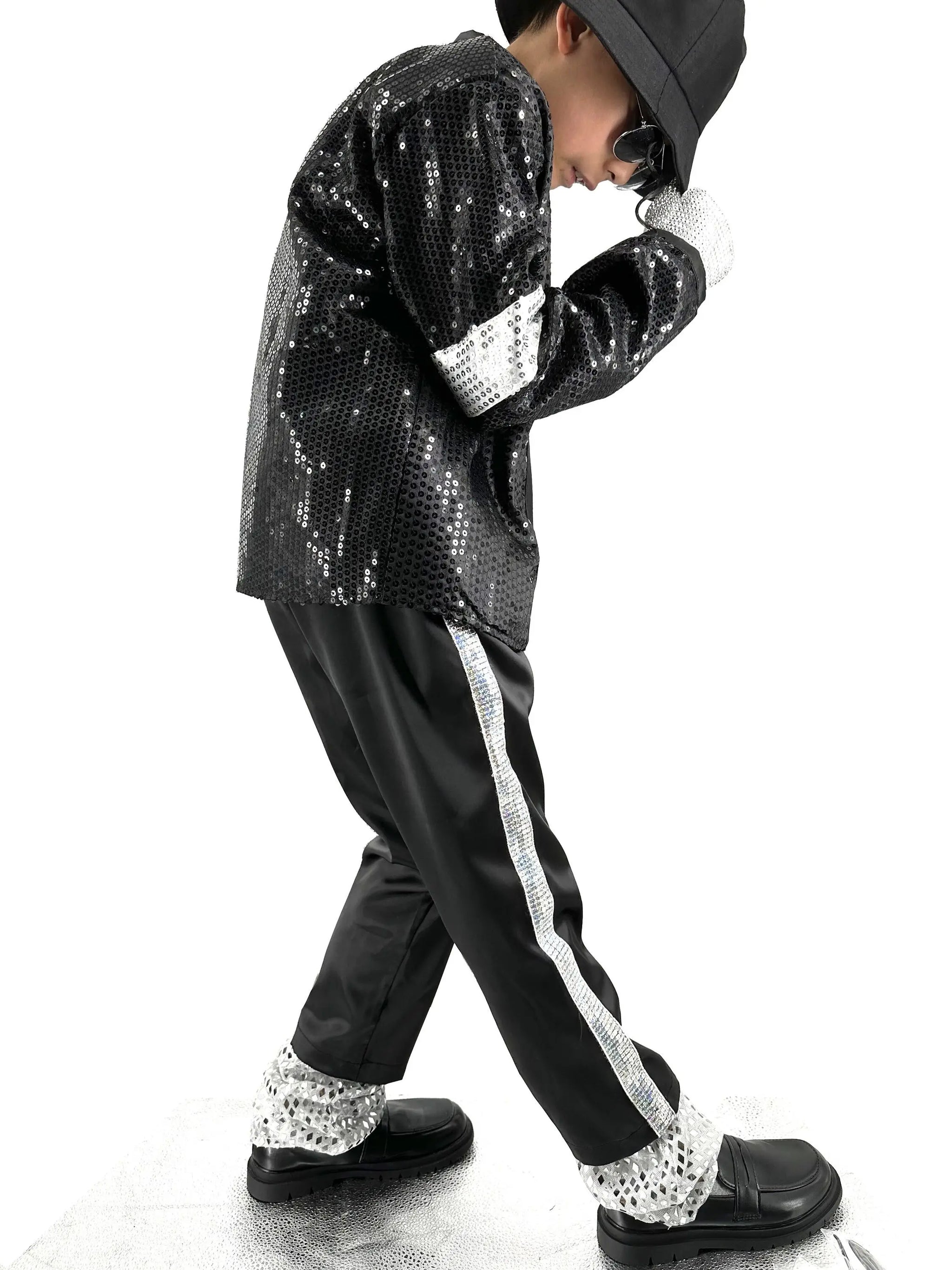 Michael Jackson Sequin Performance Jacket & Glove