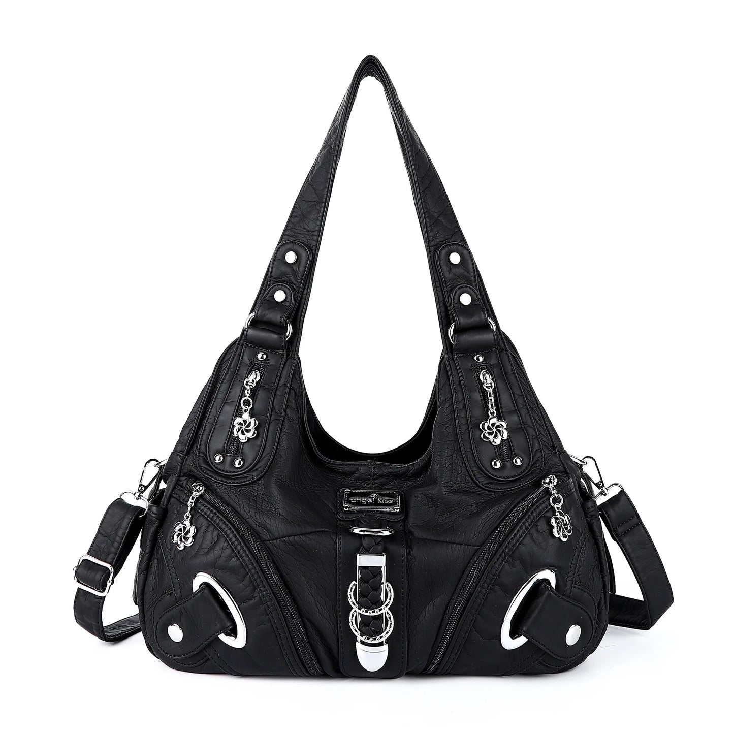 Vintage Women Handbags Fashion Shoulder Bag Large Tote Top-handle Shopping Pack Multifunctional Satchel Lady Hobos Purse