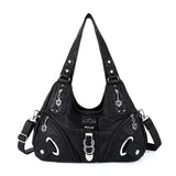 Angel Kiss Women Handbags Fashion Shoulder Bag Large Tote Top-handle Shopping Pack Multifunctional Satchel Lady Hobos Big Purse