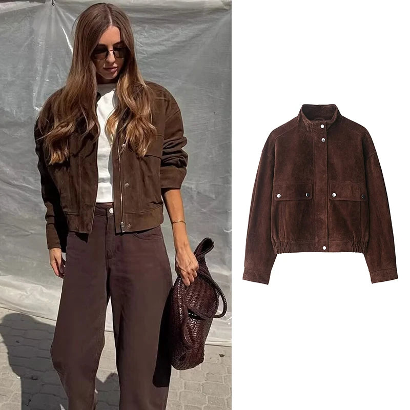 Autumn Street Chic Oversized Jacket