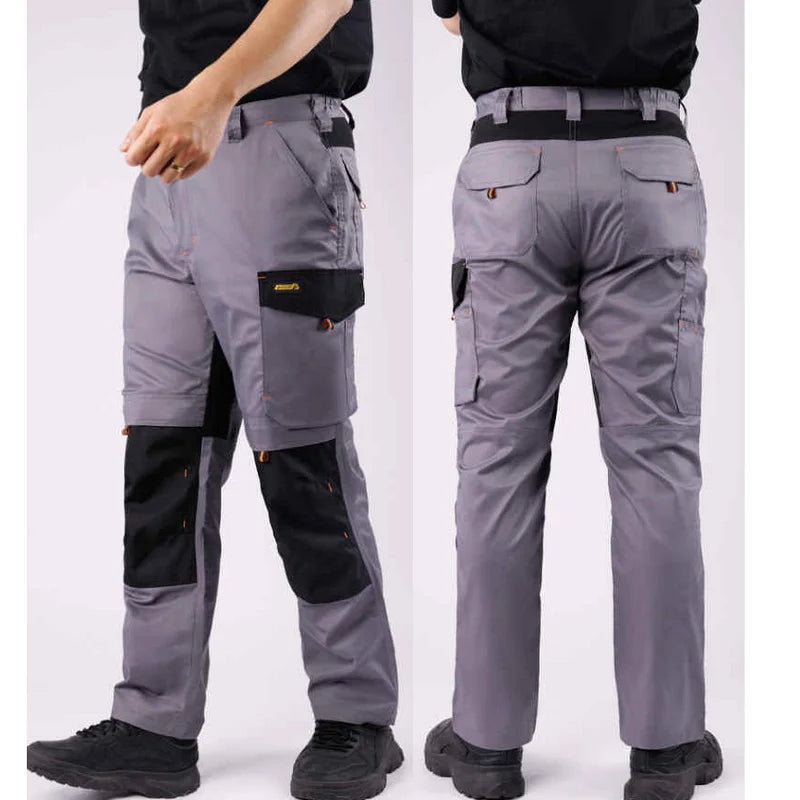 Men's Multi-Pocket Straight-Leg Cargo Pants