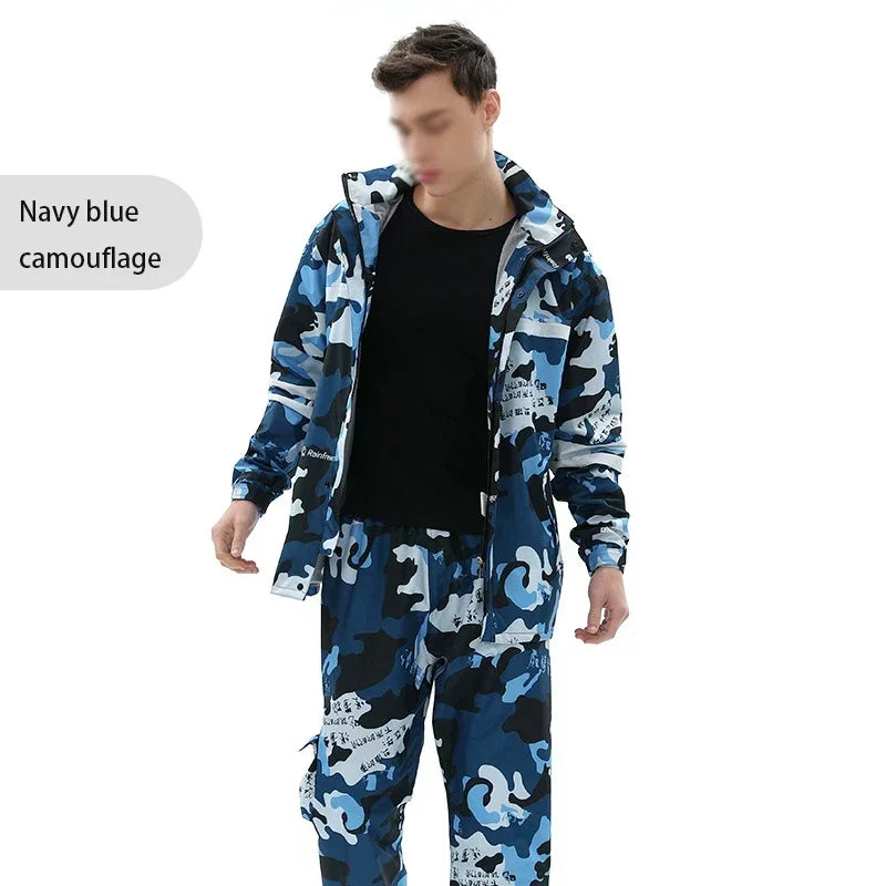 Waterproof Reflective Rain Suit – Jacket & Pants Set