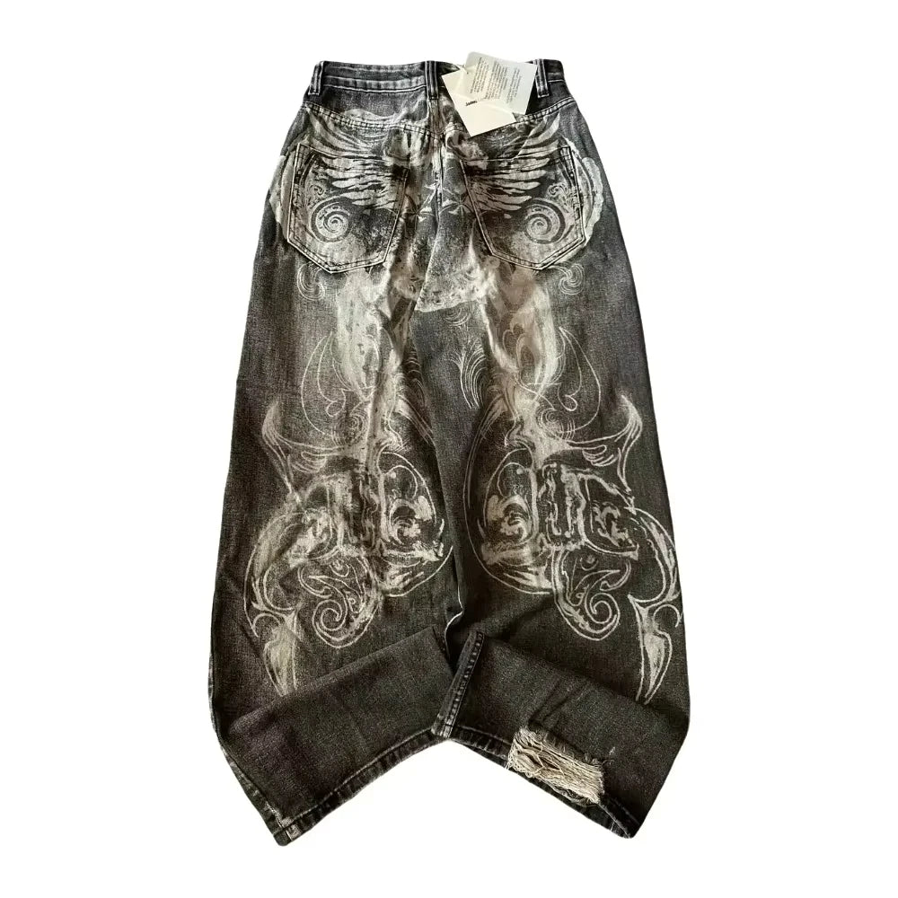 Y2K Vintage Punk Baggy Jeans