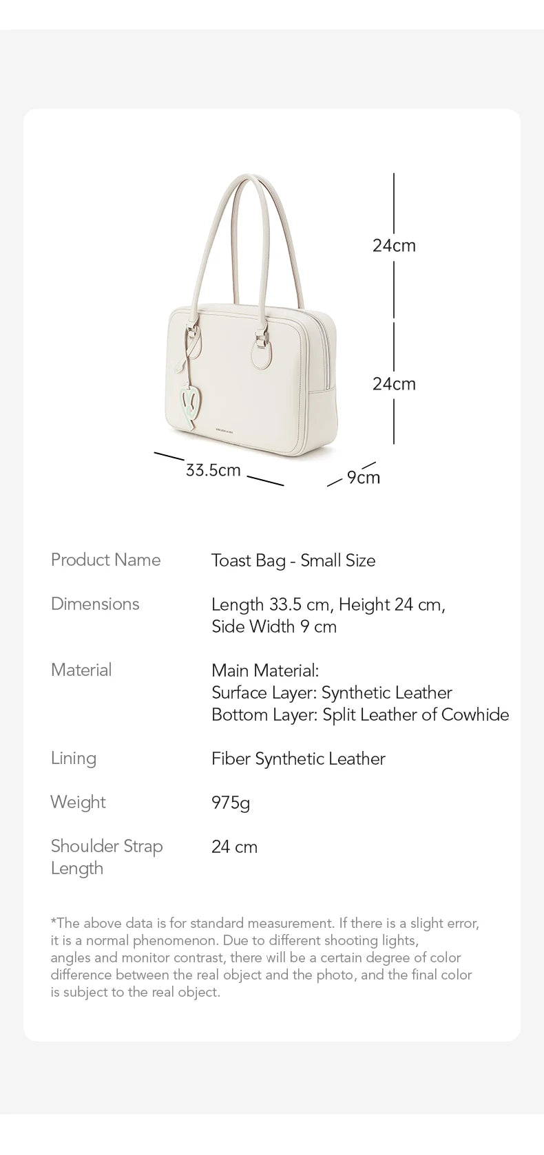 Amazing Song Toast Bag Large Leather Crossbody