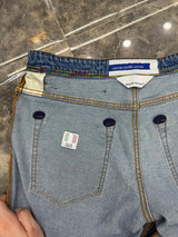 Men's Slim Straight Embroidered Jeans – Spring/Summer