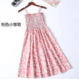 Summer Chiffon Spaghetti Strap Mini Dress