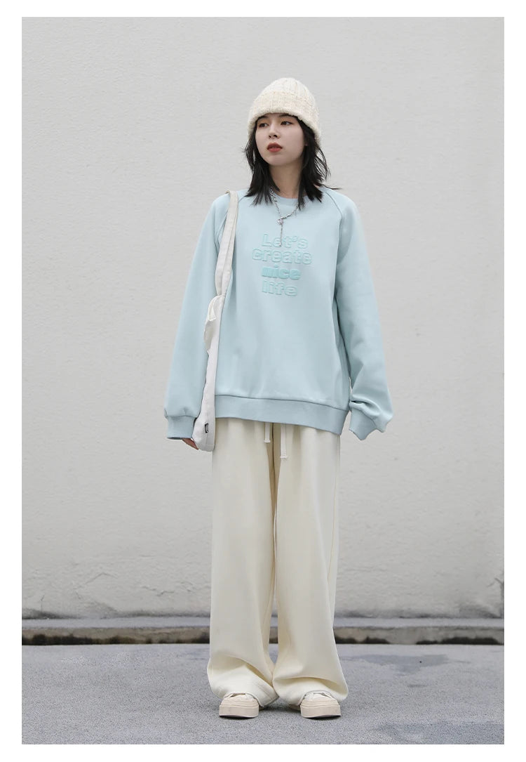 Women's High-Waisted Drawstring Wide-Leg Pants