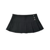 Women's Retro Pleated Mini Skirt