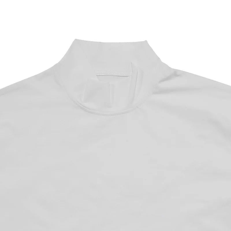 Men's compress T-shirts summer solid color short-sleeved men tops fashion yoga clothes men's tight turtleneck T-shirt