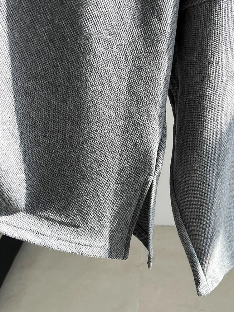 Women's Pleated Relaxed-Fit Sweatshirt
