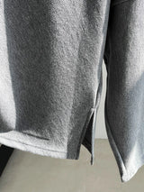Women's Pleated Relaxed-Fit Sweatshirt
