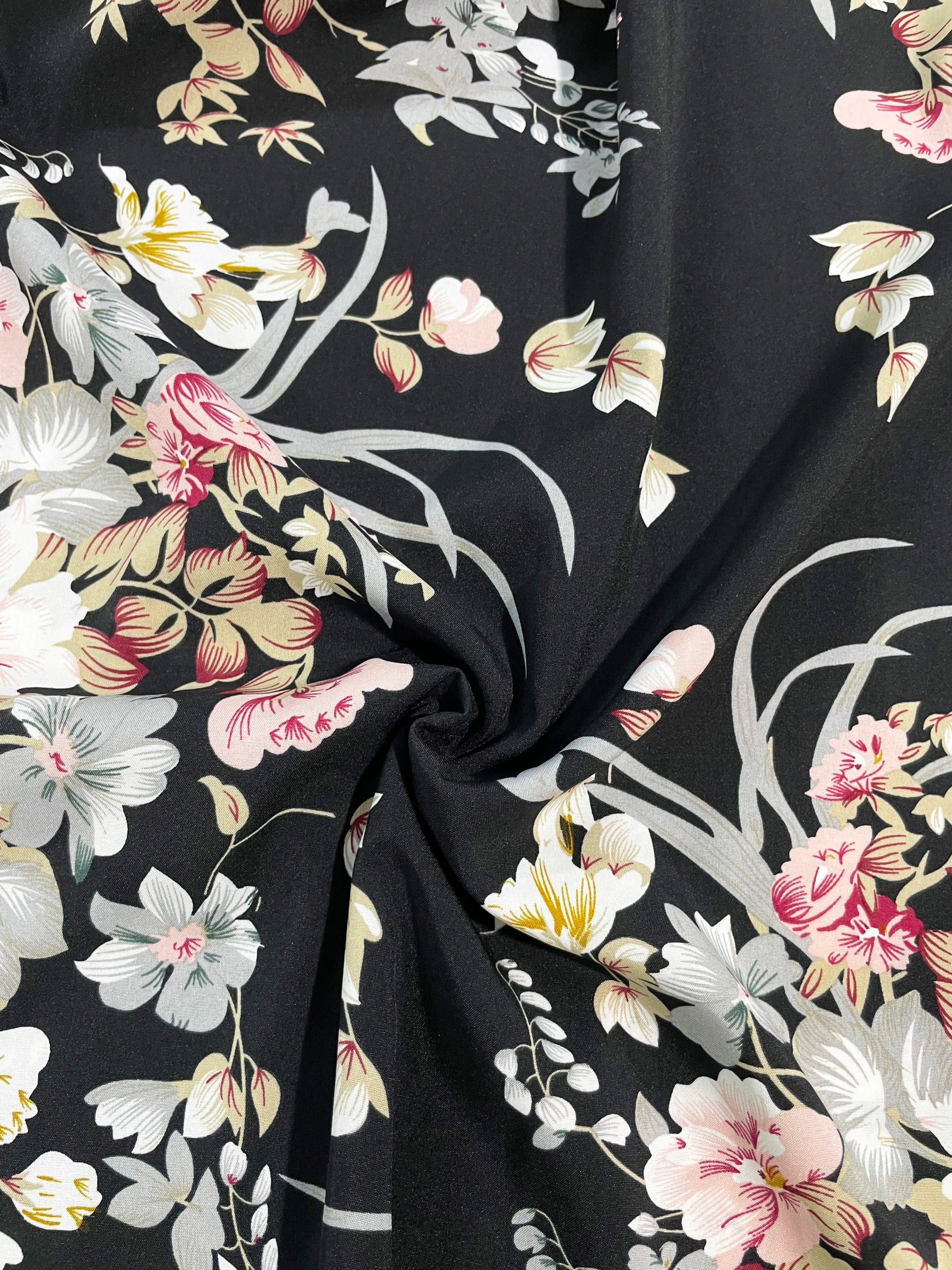 Elegant Floral Print High Slit Halter Dress