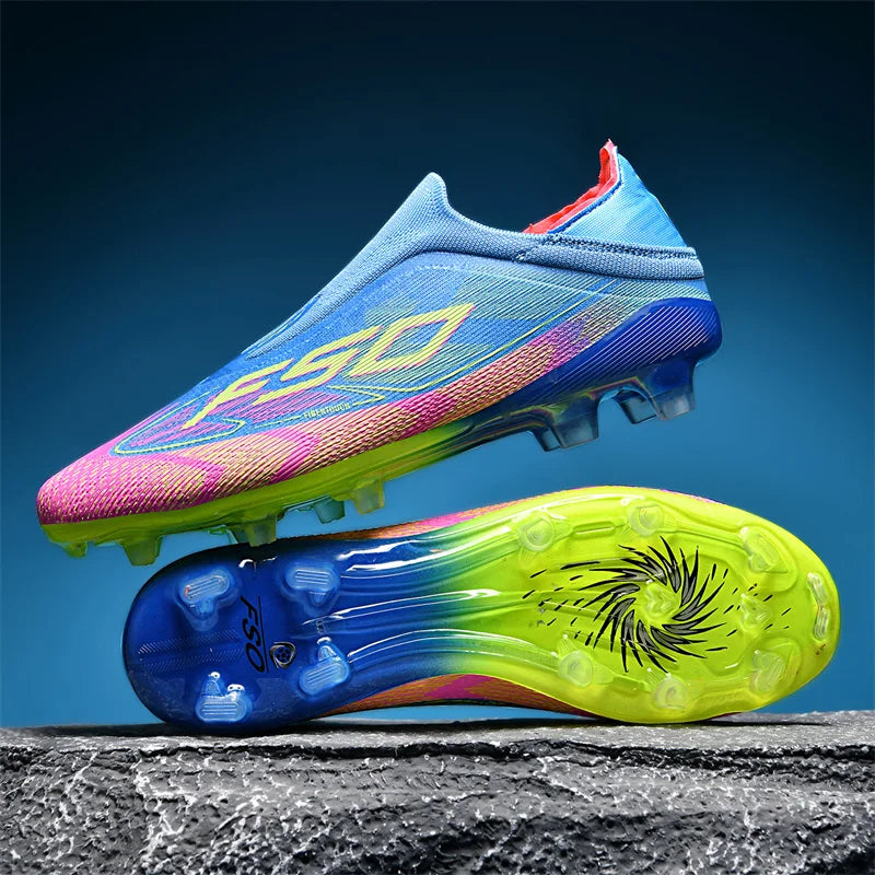 Men's Soccer Cleats with Lace-Up Fit