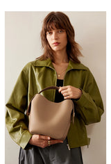 LA FESTIN Original Brand Genuine Leather Ladies Handbag Shoulder Crossbody Bag Portable Bucket Bag Female Bags Women's Bag