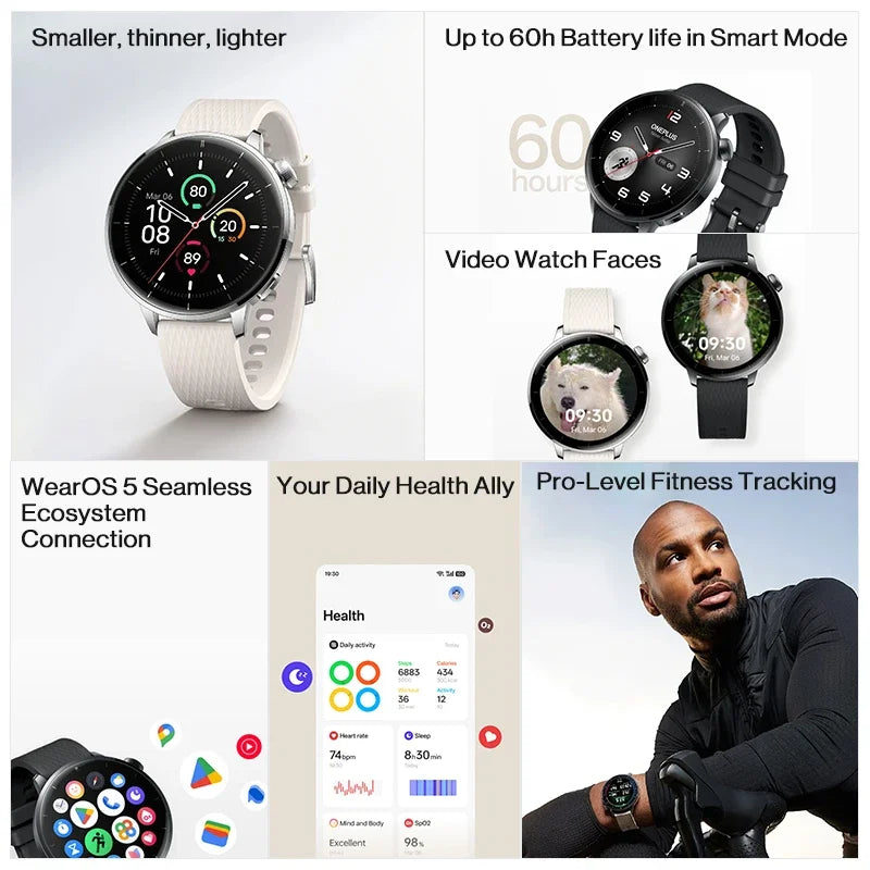 OnePlus Watch 3 43mm – Global Edition Smart Watch