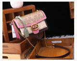 Color-Contrast Designer Crossbody Bag