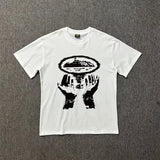 Men's Graphic Print Oversized Tee – Retro Street Style