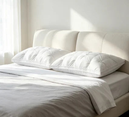HTMCK 5-Star Hotel Comfortable Sleeping Pillow Three-Dimensional Soft Bilateral Washed Solid Color  Sleeping Pillows