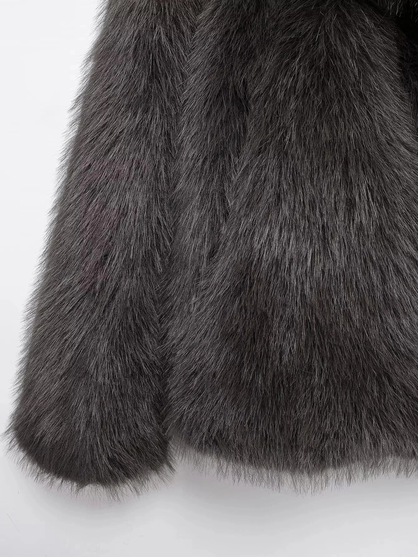 Elegant Faux Fur Oversized Coat