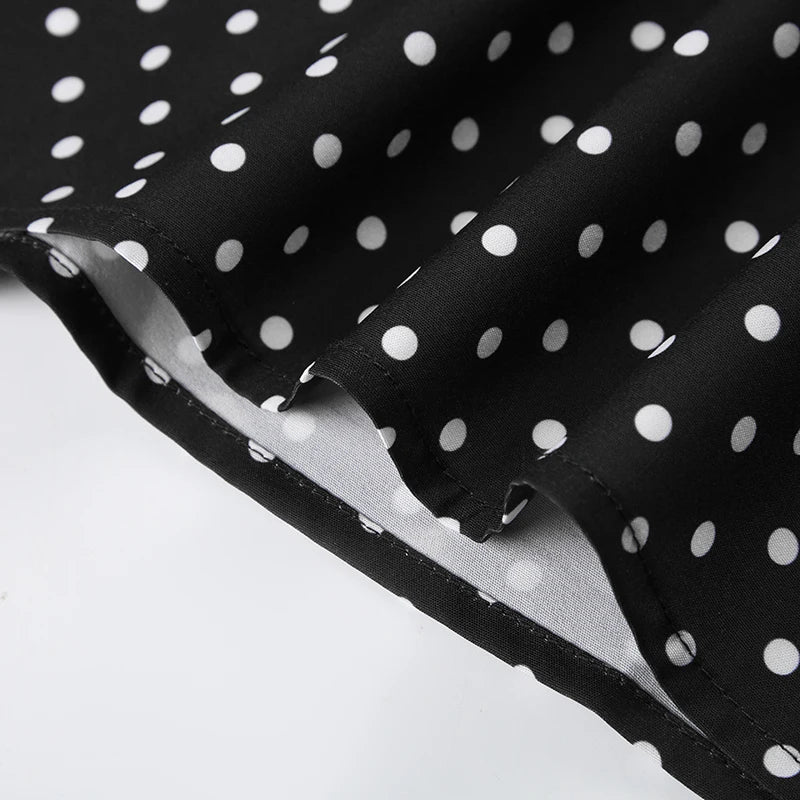 Y2K Polka Dot Mini Dress